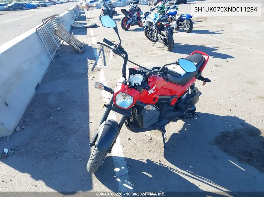 2022 Honda Nva110 B VIN: 3H1JK070XND011284 Lot: 40708228