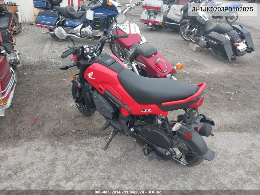 2023 Honda Nva110 B VIN: 3H1JK0703PD102075 Lot: 40732814