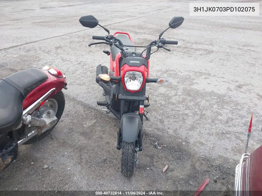 2023 Honda Nva110 B VIN: 3H1JK0703PD102075 Lot: 40732814