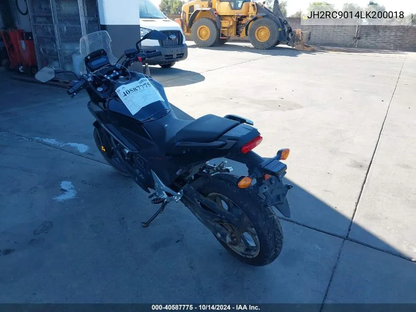 2020 Honda Nc750 X VIN: JH2RC9014LK200018 Lot: 40587775