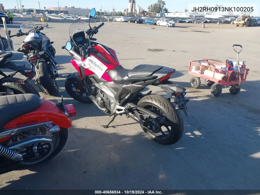 2022 Honda Nc750 Xd VIN: JH2RH0913NK100205 Lot: 40656934