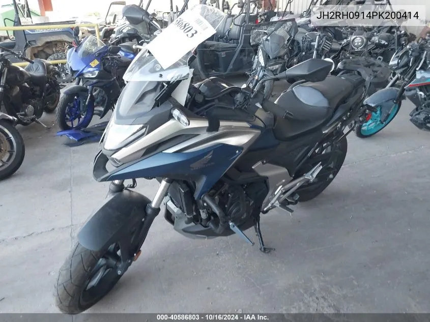 2023 Honda Nc750 Xd VIN: JH2RH0914PK200414 Lot: 40586803