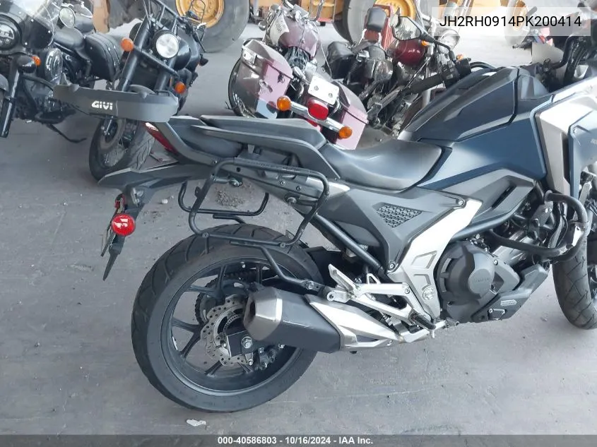 2023 Honda Nc750 Xd VIN: JH2RH0914PK200414 Lot: 40586803