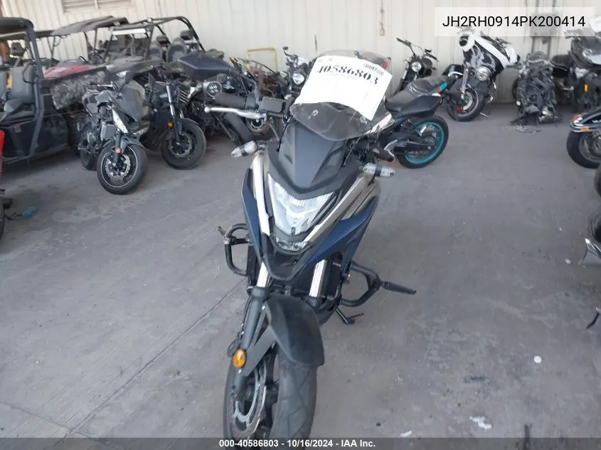 2023 Honda Nc750 Xd VIN: JH2RH0914PK200414 Lot: 40586803