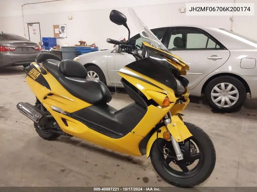 2006 Honda Nss250 S VIN: JH2MF06706K200174 Lot: 40587221