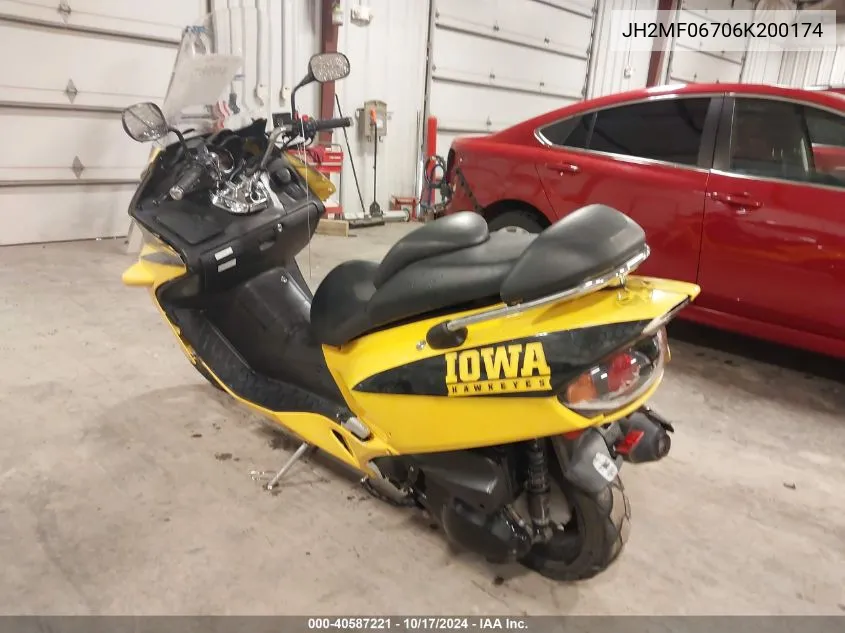 JH2MF06706K200174 2006 Honda Nss250 S