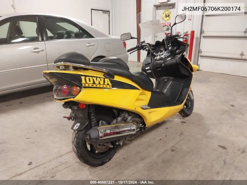 JH2MF06706K200174 2006 Honda Nss250 S