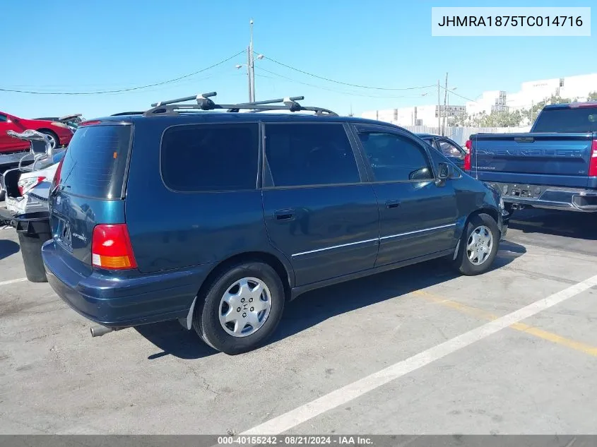 1996 Honda Odyssey Ex VIN: JHMRA1875TC014716 Lot: 40155242