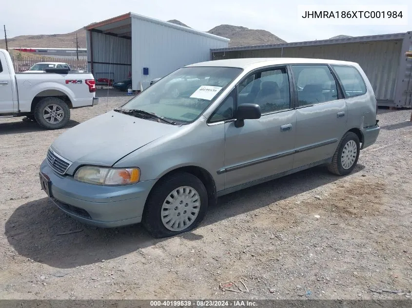 1996 Honda Odyssey Lx VIN: JHMRA186XTC001984 Lot: 40199539