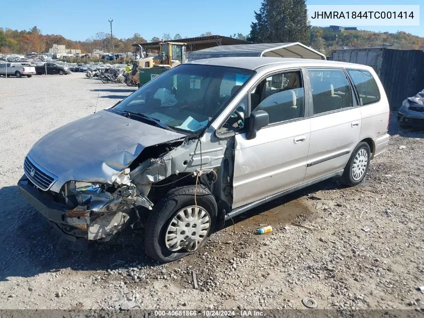 1996 Honda Odyssey Lx VIN: JHMRA1844TC001414 Lot: 40681866