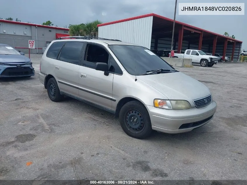 1997 Honda Odyssey Lx VIN: JHMRA1848VC020826 Lot: 40163006