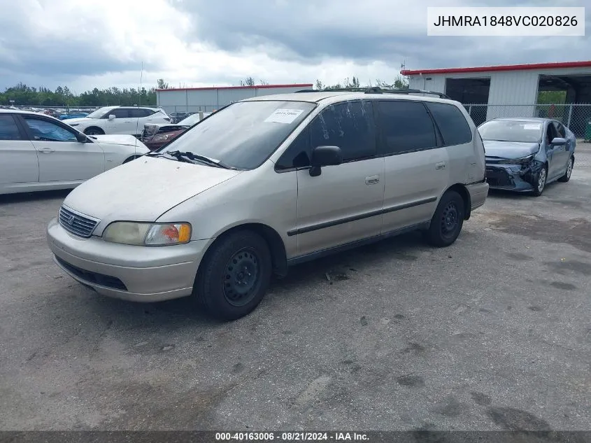 1997 Honda Odyssey Lx VIN: JHMRA1848VC020826 Lot: 40163006