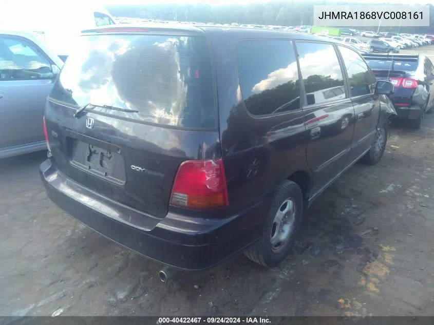 1997 Honda Odyssey Lx VIN: JHMRA1868VC008161 Lot: 40422467