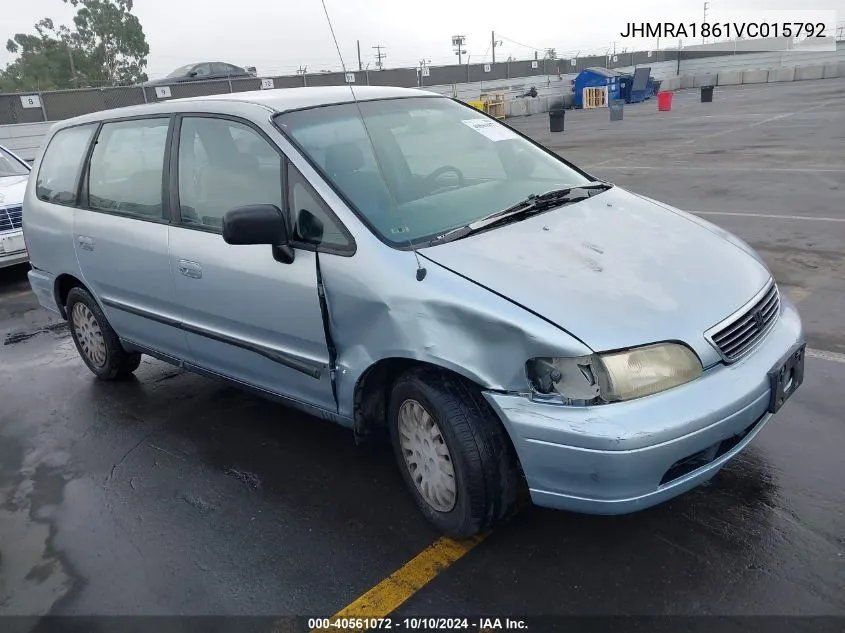 1997 Honda Odyssey Lx VIN: JHMRA1861VC015792 Lot: 40561072