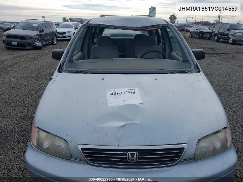 1997 Honda Odyssey Lx VIN: JHMRA1861VC014559 Lot: 40622790