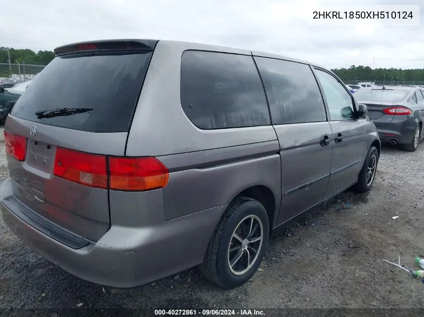 2HKRL1850XH510124 1999 Honda Odyssey Lx