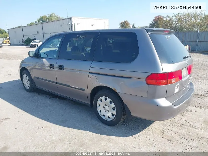 2HKRL1857XH544500 1999 Honda Odyssey Lx