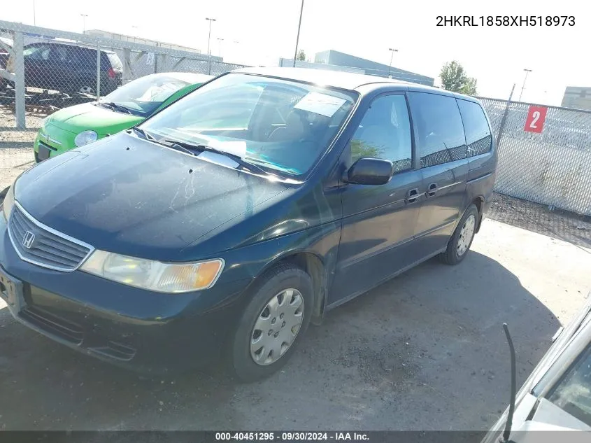 2HKRL1858XH518973 1999 Honda Odyssey Lx