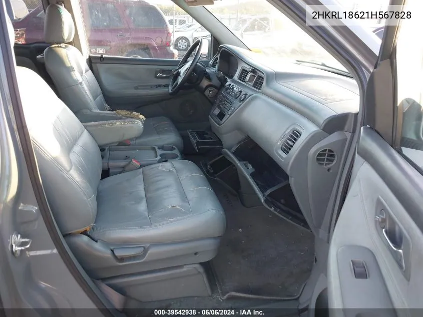 2HKRL18621H567828 2001 Honda Odyssey Ex