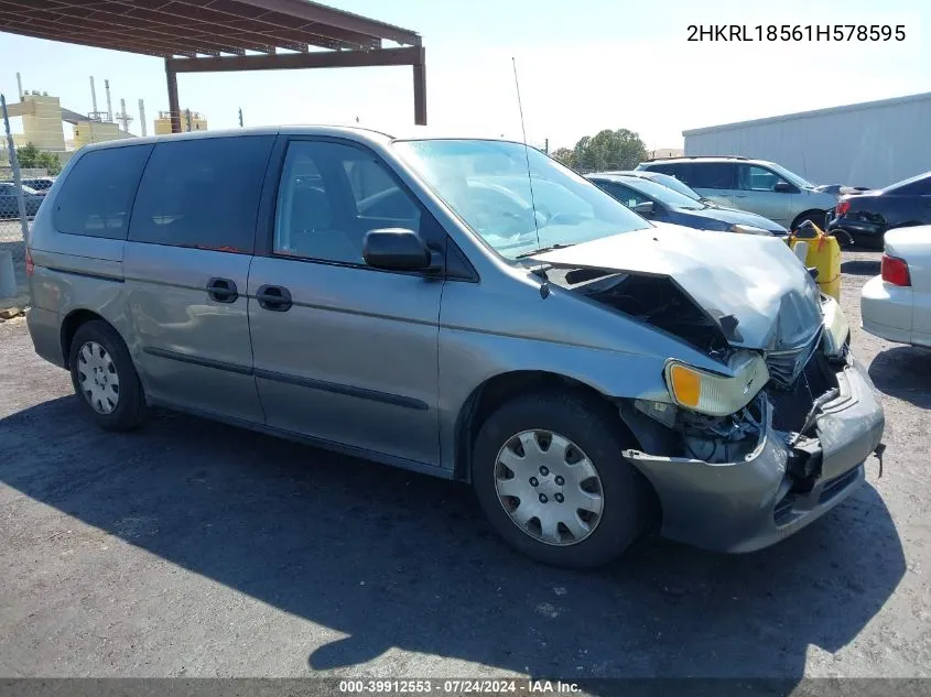 2HKRL18561H578595 2001 Honda Odyssey Lx