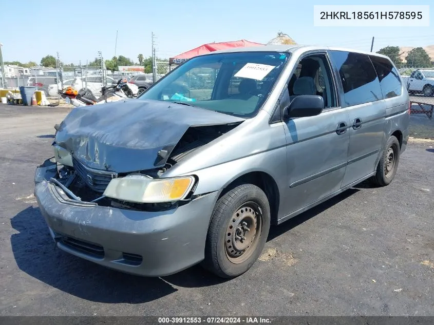 2HKRL18561H578595 2001 Honda Odyssey Lx