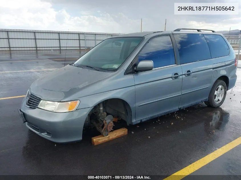 2HKRL18771H505642 2001 Honda Odyssey Ex