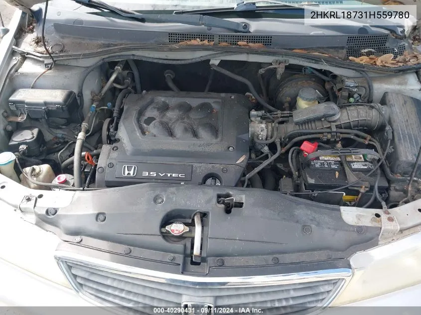 2HKRL18731H559780 2001 Honda Odyssey Ex