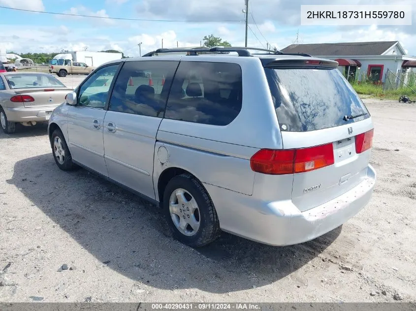 2HKRL18731H559780 2001 Honda Odyssey Ex