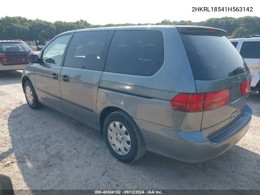 2HKRL18541H563142 2001 Honda Odyssey Lx