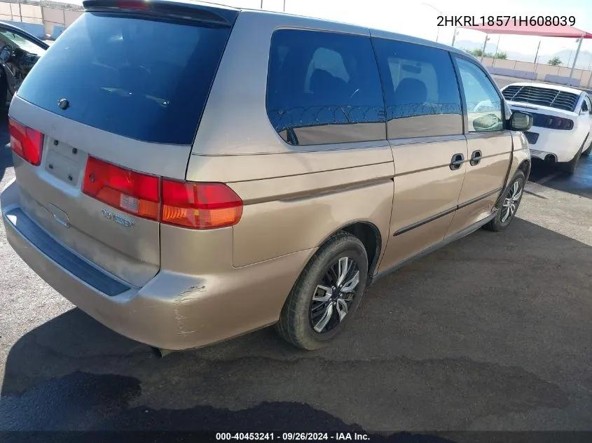 2HKRL18571H608039 2001 Honda Odyssey Lx