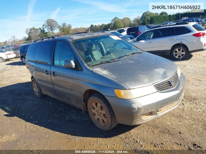 2HKRL18671H606932 2001 Honda Odyssey Ex