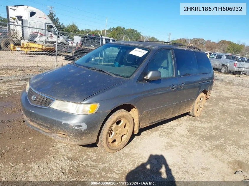 2HKRL18671H606932 2001 Honda Odyssey Ex