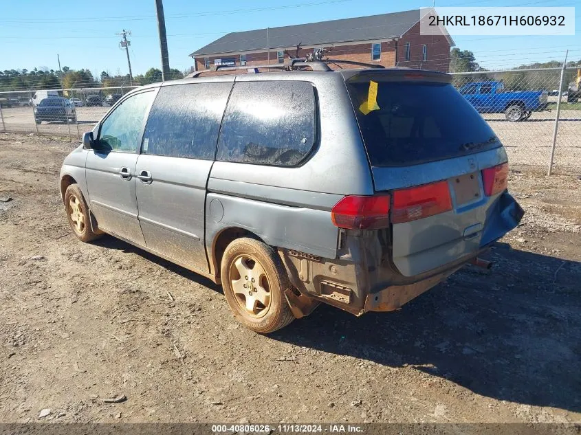 2HKRL18671H606932 2001 Honda Odyssey Ex