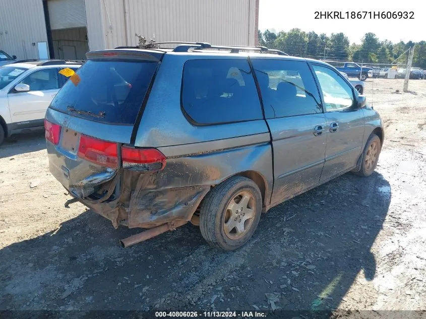 2HKRL18671H606932 2001 Honda Odyssey Ex