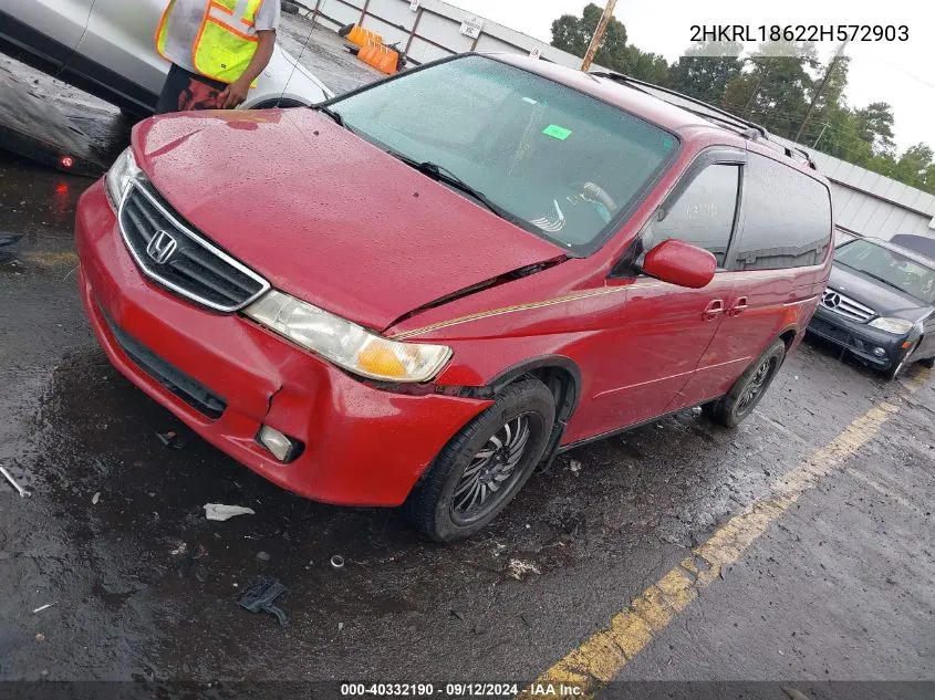 2HKRL18622H572903 2002 Honda Odyssey Ex