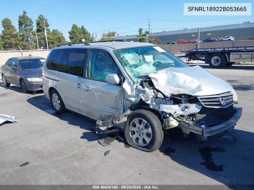 5FNRL18922B053665 2002 Honda Odyssey Ex-L