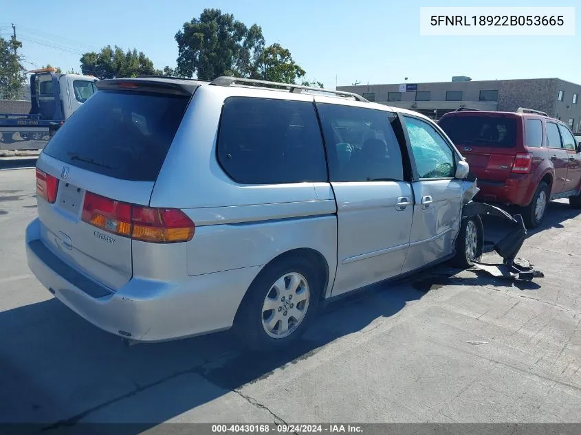 5FNRL18922B053665 2002 Honda Odyssey Ex-L