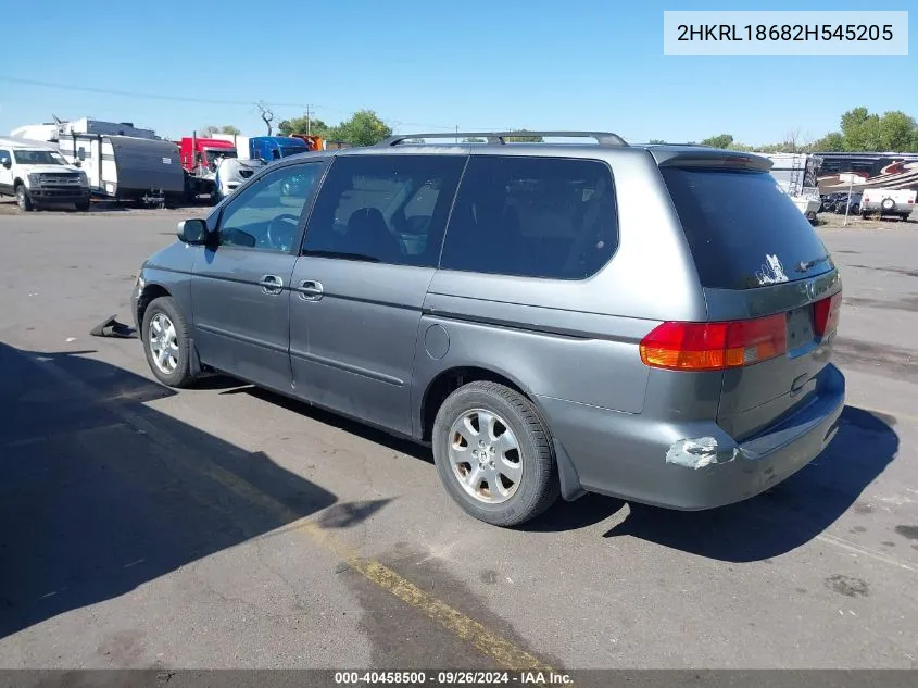 2HKRL18682H545205 2002 Honda Odyssey Ex