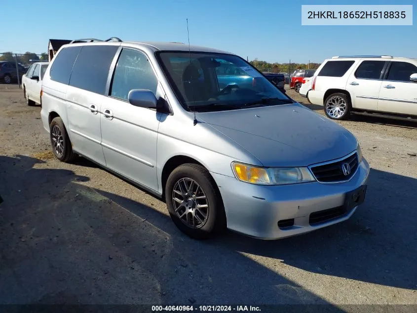 2HKRL18652H518835 2002 Honda Odyssey Ex