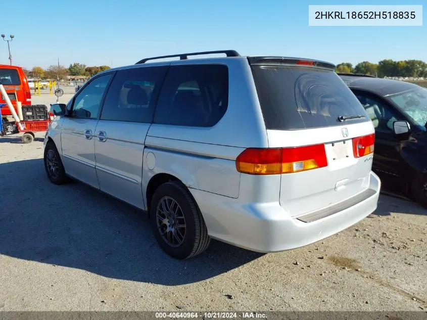 2HKRL18652H518835 2002 Honda Odyssey Ex