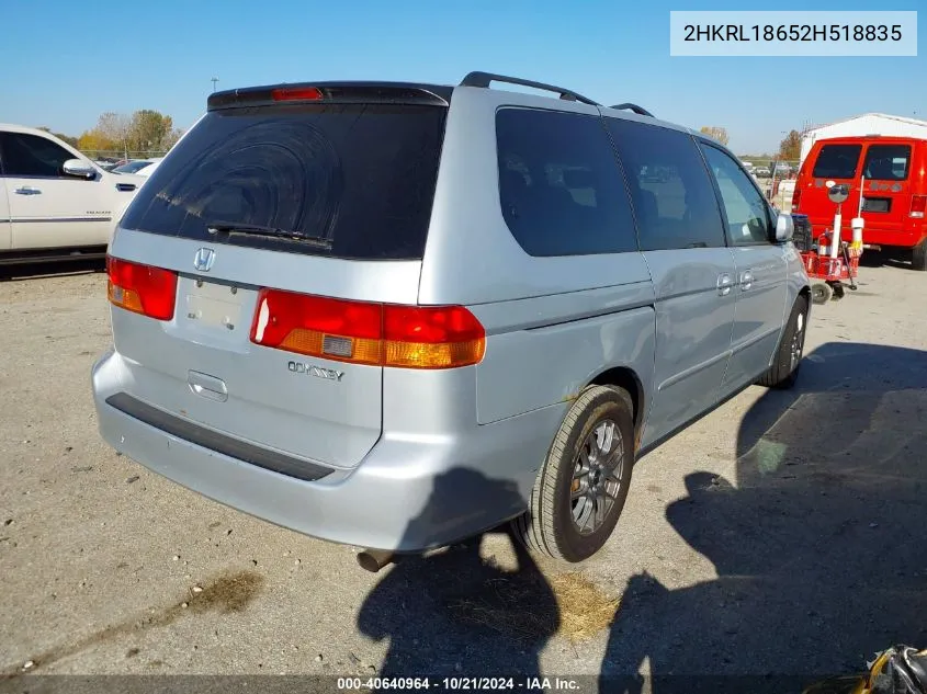 2HKRL18652H518835 2002 Honda Odyssey Ex