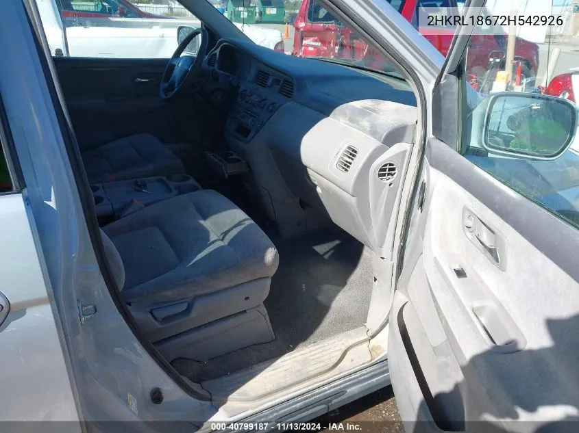 2HKRL18672H542926 2002 Honda Odyssey Ex