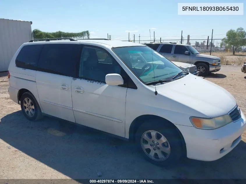 5FNRL18093B065430 2003 Honda Odyssey Ex-L