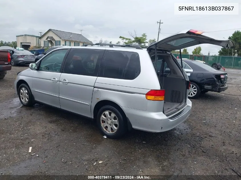 5FNRL18613B037867 2003 Honda Odyssey Ex