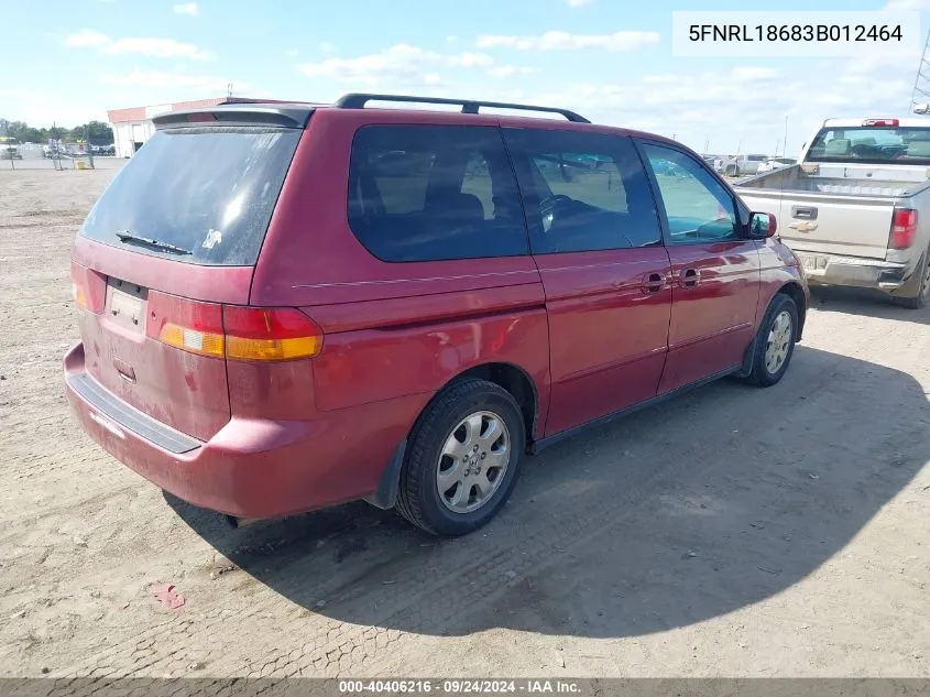 5FNRL18683B012464 2003 Honda Odyssey Ex