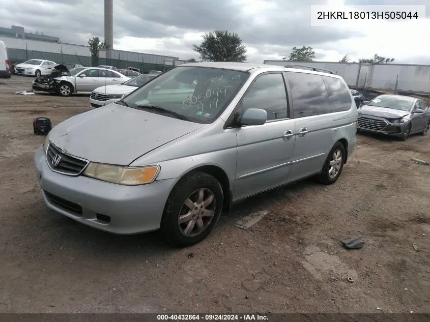 2HKRL18013H505044 2003 Honda Odyssey Ex-L