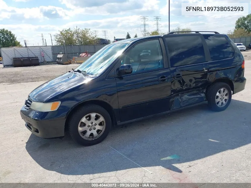 5FNRL18973B052593 2003 Honda Odyssey Ex-L