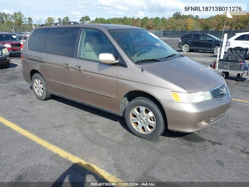 2003 Honda Odyssey Ex-L VIN: 5FNRL18713B011276 Lot: 40750249