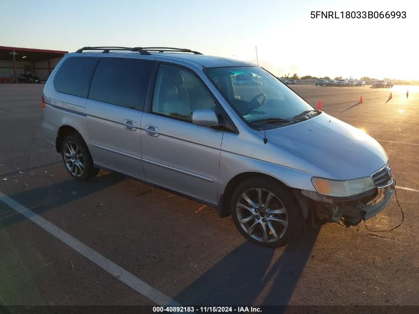 2003 Honda Odyssey Ex-L VIN: 5FNRL18033B066993 Lot: 40892183