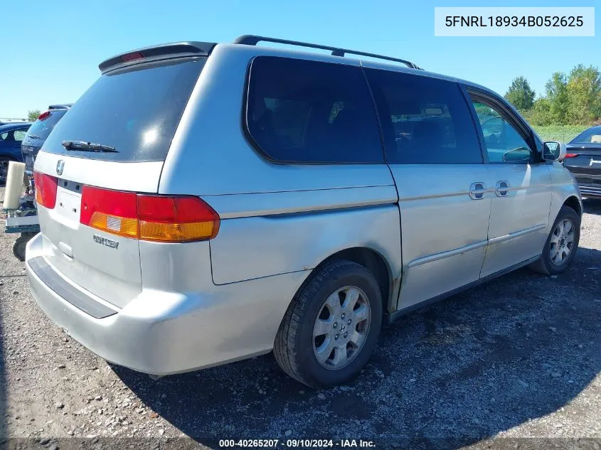 5FNRL18934B052625 2004 Honda Odyssey Ex-L